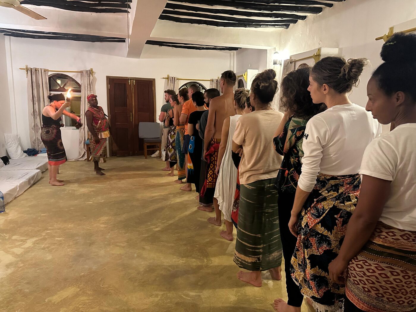 Grup în tradiția Bwiti, Ananda Villa Zanzibar