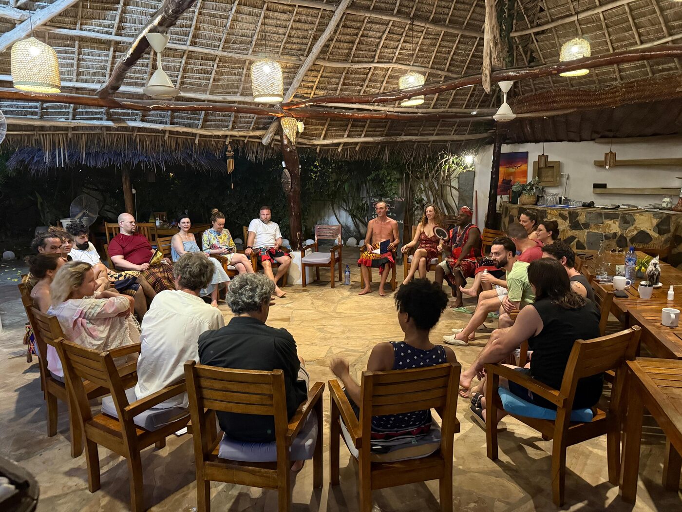 Cerc de împărtășire în tradiția Bwiti, Zanzibar