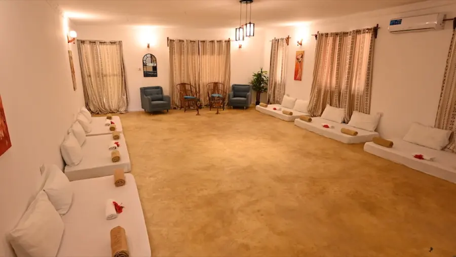 Sala de ceremonie de la Ananda Villa